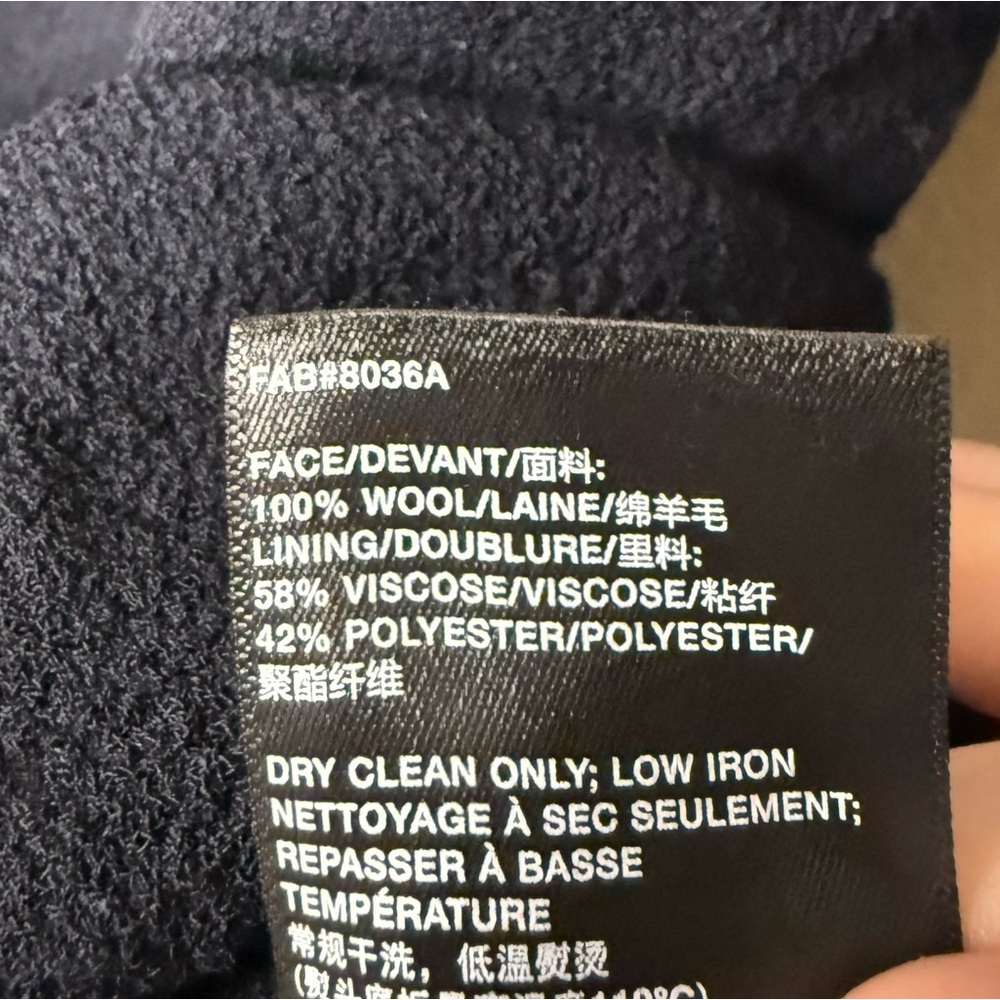 Lafayette 148 New York Black Wool Blazer Size M - Picture 6 of 9